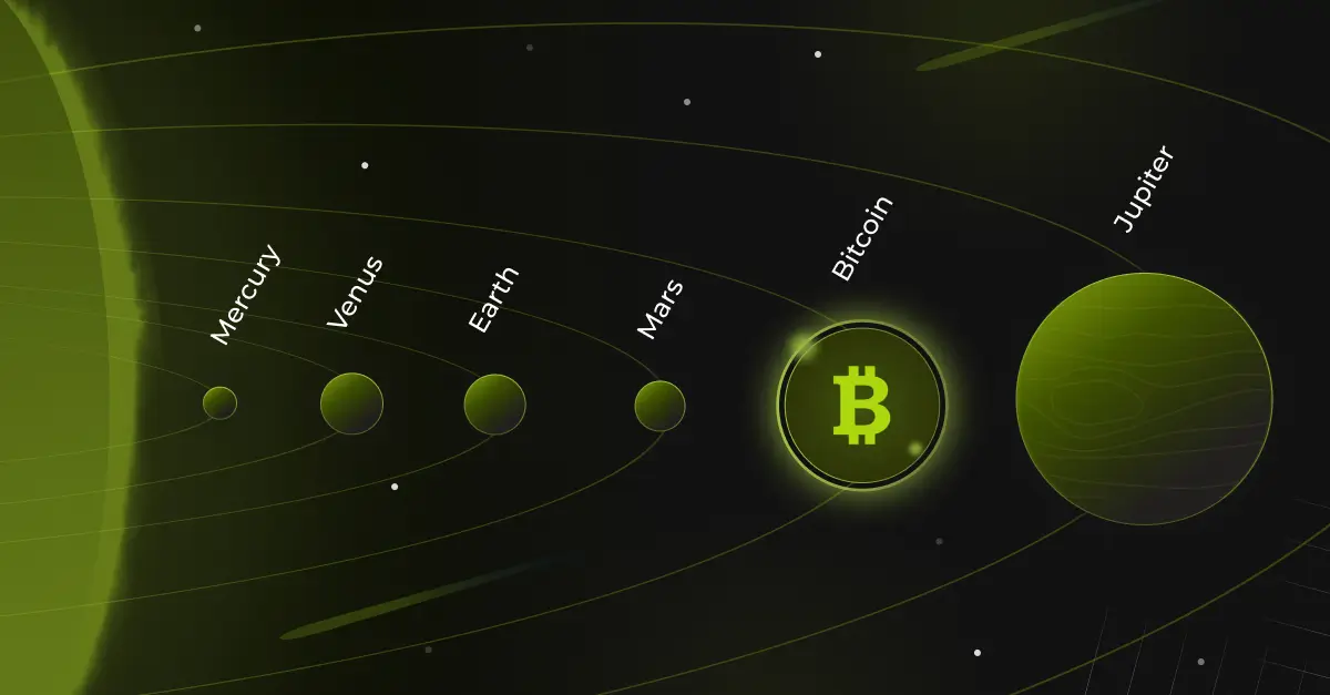 Bitcoin come un pianeta